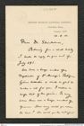 Nachlass Franz Steindachner, Brief von G. A. Boulenger an Franz Steindachner (16.08.1911), Inv.Nr. 49.10, Seite 1